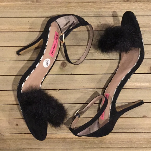 Betsey Johnson Shoes - New Betsey Johnson Harpur Black Heel Us 9 M